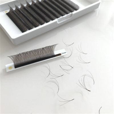 Világosbarna szempilla hosszabbítványok