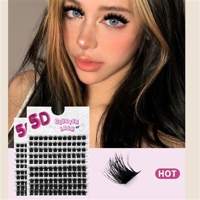 Bolyhos egyéni szempillák